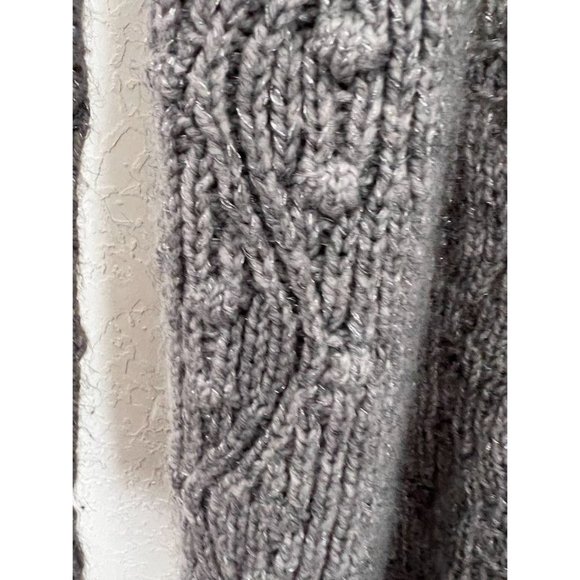 Cat & Jack Grey Sparkly Cardigan - Picture 4 of 6